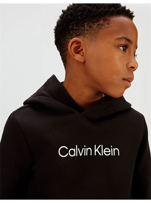 inst. logo reg terry hoodie CALVIN KLEIN JEANS | IU0IU00679BEH